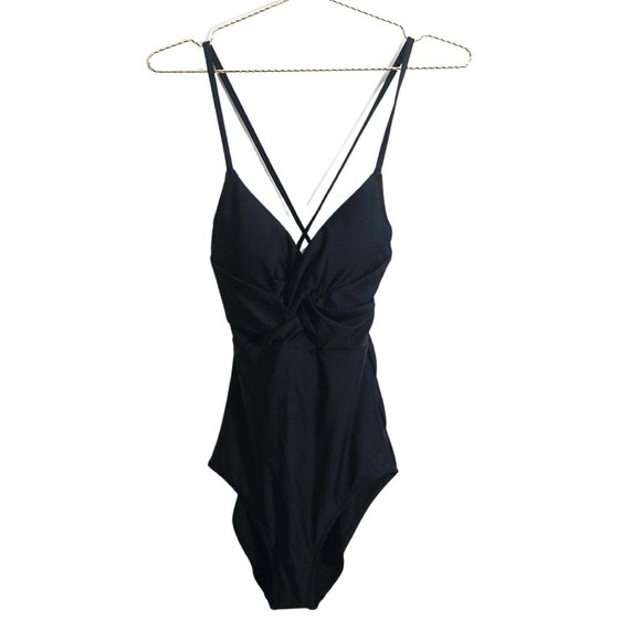 Aerie Braided One Piece Swimsuit in Black SL - Picture 3 of 6